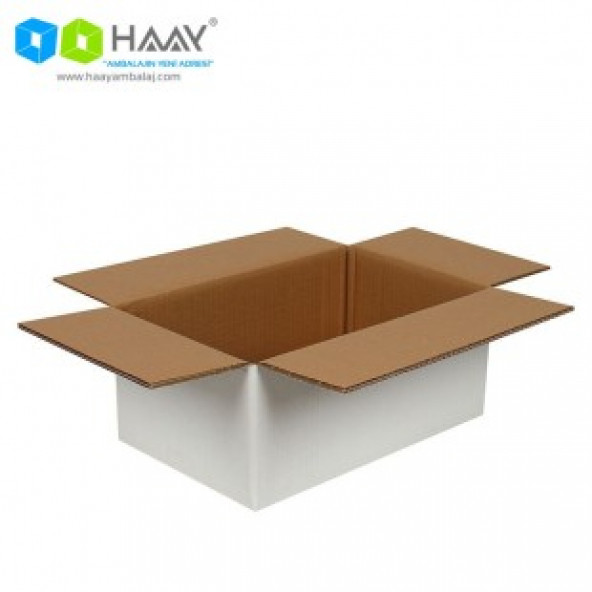Haay Ambalaj 35x22x15cm Çift Oluklu (50 Adet) - Resim 3