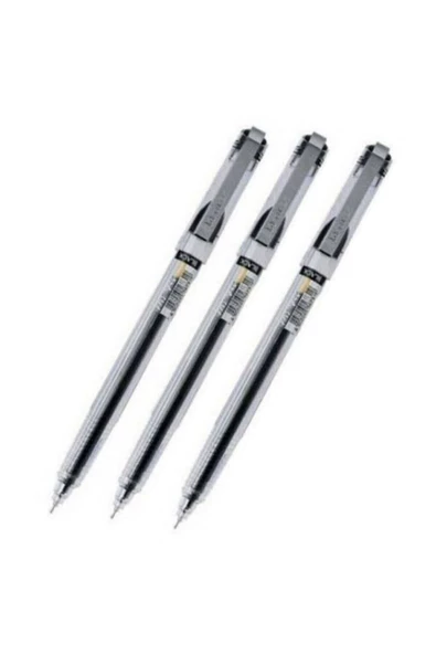 My Gel 0.5mm Siyah Ince Iğne Uçlu Jel Kalem 3 Adet ürün görseli 1