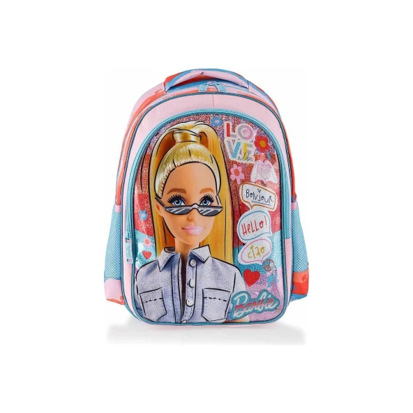 Frocx Otto Barbie 2 Bölmeli İlkokul Çantası Barbie Due Love All Okul Sırt Çantası ürün görseli 1