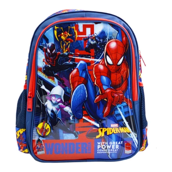 Frocx Otto Marvel Spider Man Lisanslı İlkokul Çantası 2 Bölmeli Okul Sırt Çantası ürün görseli 1