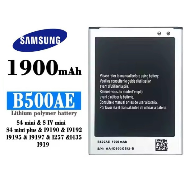 Samsung Galaxy i9195 B500AE B500BE Garantili 1900mAh Pil (Uzun Ömürlü Batarya) CEPTELB000602 ürün görseli 1