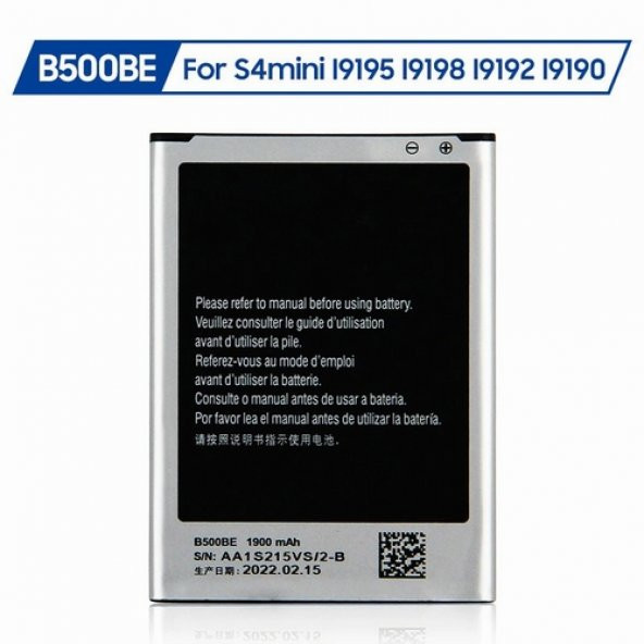 Samsung Galaxy i9195 B500AE B500BE Garantili 1900mAh Pil (Uzun Ömürlü Batarya) CEPTELB000728 ürün görseli 1