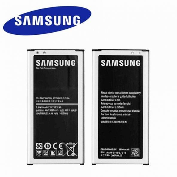 Day Samsung Galaxy S5 G900S EB-BG900BBE/ EB-BG900BBU/ EB-BG900BBC Garantili 2800mAh Pil CEPTELB002153 ürün görseli 1