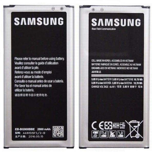Day Samsung Galaxy G9006V EB-BG900BBE EB-BG900BBU EB-BG900BBC Garantili 2800mAh Pil Batarya CEPTELB002569 ürün görseli 1