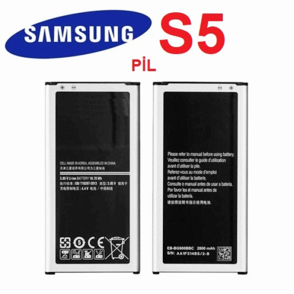 Day Samsung Galaxy S5 G900S EB-BG900BBC Garantili 2800mAh Pil (Uzun Ömürlü Batarya) CEPTELB003127 ürün görseli 1