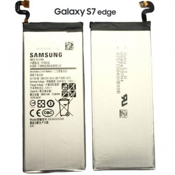 Day Samsung Galaxy SM-G935L EB-BG935ABE 3600mAh Pil Batarya Orijinal Uzun Ömürlü Yüksek Kapasite CEPTELB003561 ürün görseli 1
