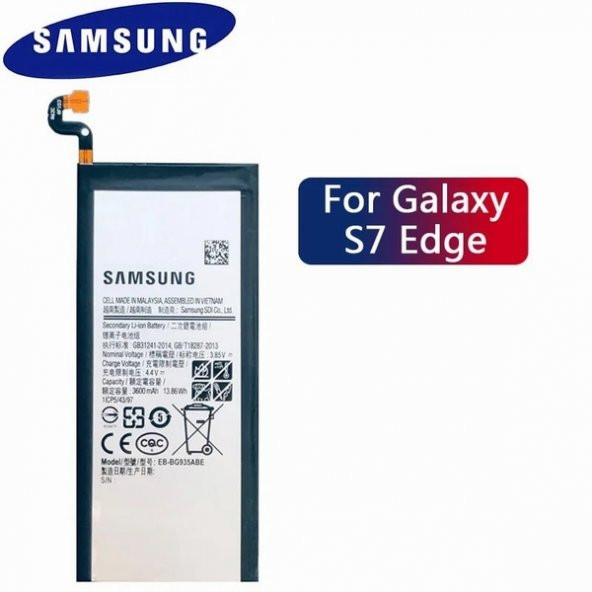 Day Samsung Galaxy SM-G935W8 EB-BG935ABE 3600mAh Pil Batarya Orijinal Uzun Ömürlü Yüksek Kapasite CEPTELB003644 ürün görseli 1