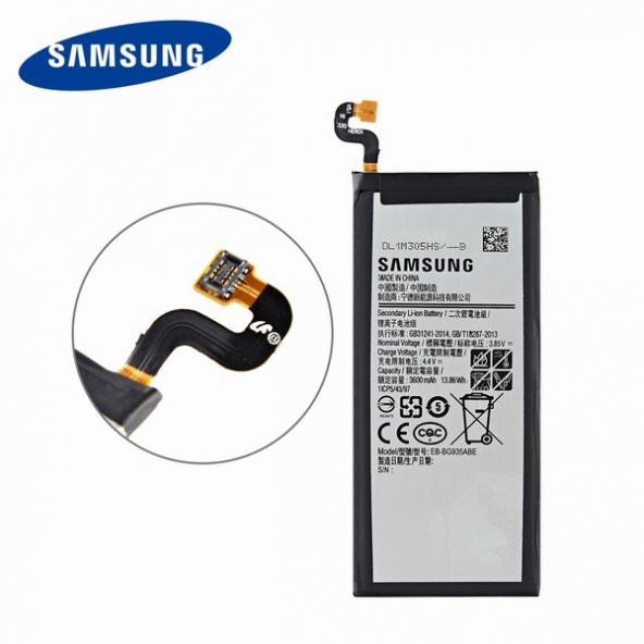 Day Samsung Galaxy SM-G9350 EB-BG935ABE 3600mAh Pil Batarya Orijinal Uzun Ömürlü Yüksek Kapasite CEPTELB003634 ürün görseli 1