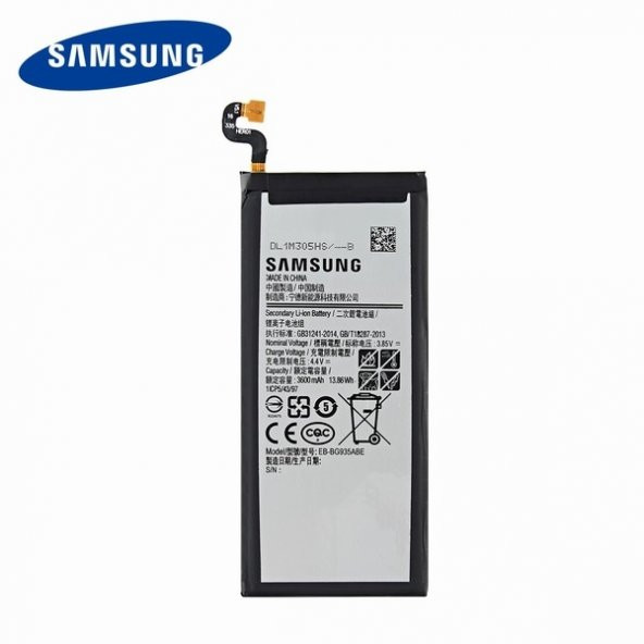 Day Samsung Galaxy SM-G935S EB-BG935ABE 3600mAh Pil Batarya Orijinal Uzun Ömürlü Yüksek Kapasite CEPTELB003613 ürün görseli 1