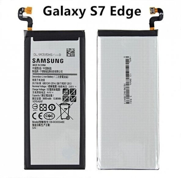 Day Samsung Galaxy SM-G935S EB-BG935ABE 3600mAh Pil Batarya Orijinal Uzun Ömürlü Yüksek Kapasite CEPTELB003668 ürün görseli 1