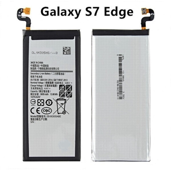 Day Samsung Galaxy S7 EDGE EB-BG935ABE 3600mAh Pil Batarya Orijinal Uzun Ömürlü Yüksek Kapasite CEPTELB003992 ürün görseli 1