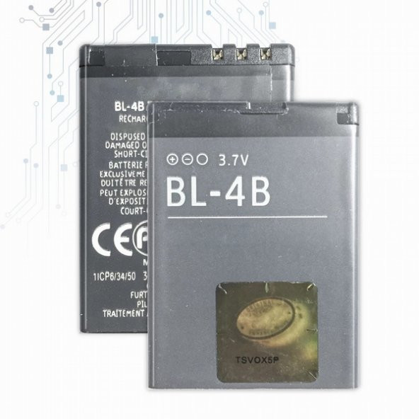 Day Nokia Bl-4b 7370 700 mAh Batarya Pil Lityum Iyon (Orijinal Kalite Uzun Ömürlü Yüksek Kapasite) CEPTELB005639 ürün görseli 1