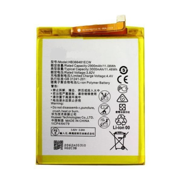 Day Huawei Nova G9 HB366481ECW 3000 mAh Batarya Pil Orijinal Uzun Ömürlü Yüksek Kapasite CEPTELB008662 ürün görseli 1