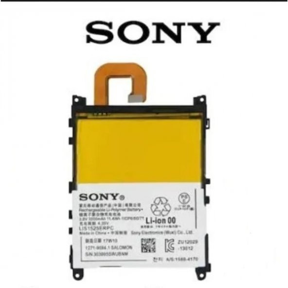Day Sony Xperia Z1 L39h için Sony LIS1525ERPC 3000 Mah Batarya Pil CEPTELB010064 ürün görseli 1