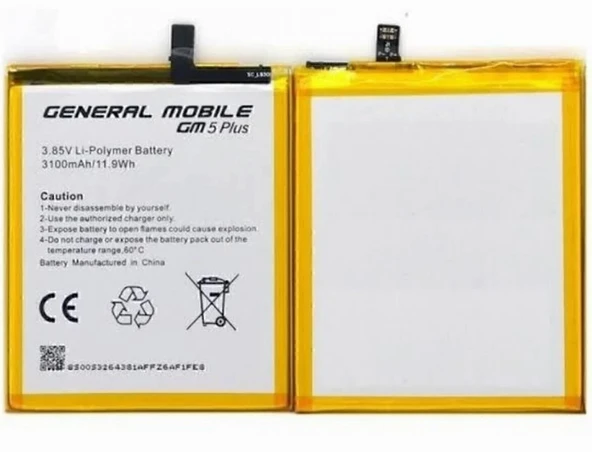 General Mobil Gm5 Plus Batarya CEPTELB010306 ürün görseli 1