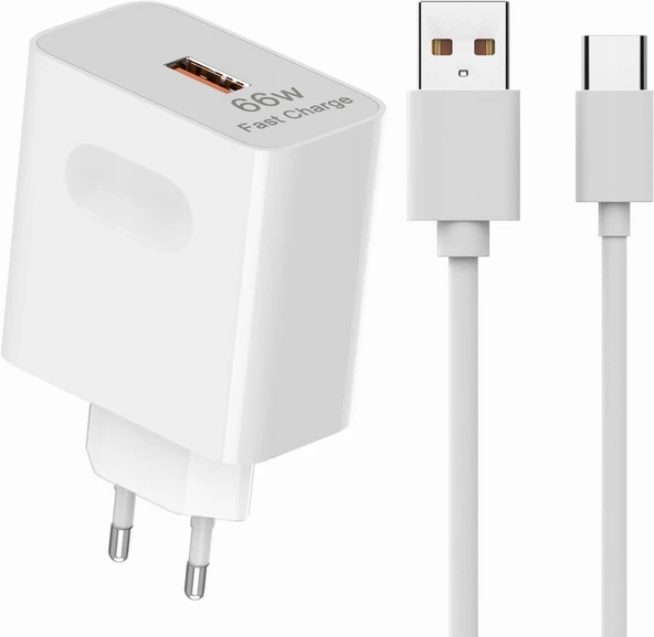 Huawei Supercharge 66w + Type C 100 cm Kablo 6A Cep Telefonu Şarj Cihazı CEPTELB010424 ürün görseli 1