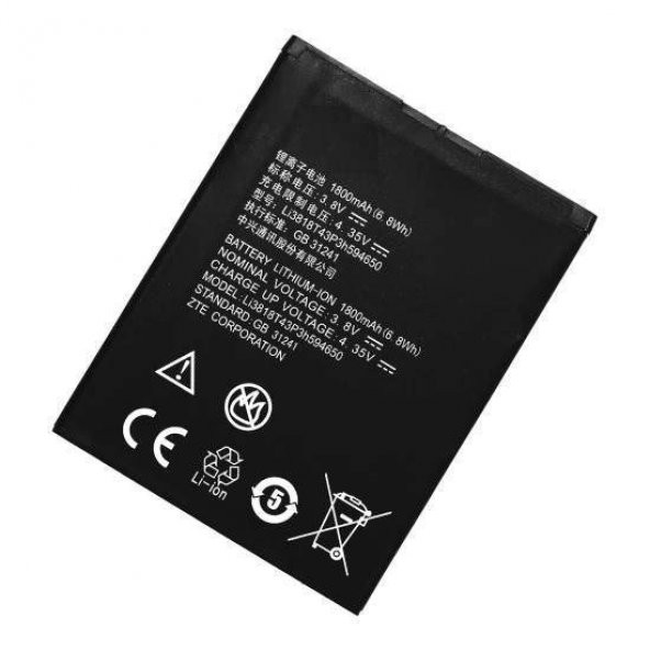 Day ZTE U930 Li3716T42P3h594650 (1400 mAh Batarya Pil Orijinal Uzun Ömürlü Yüksek Kapasite) CEPTELB010593 ürün görseli 1