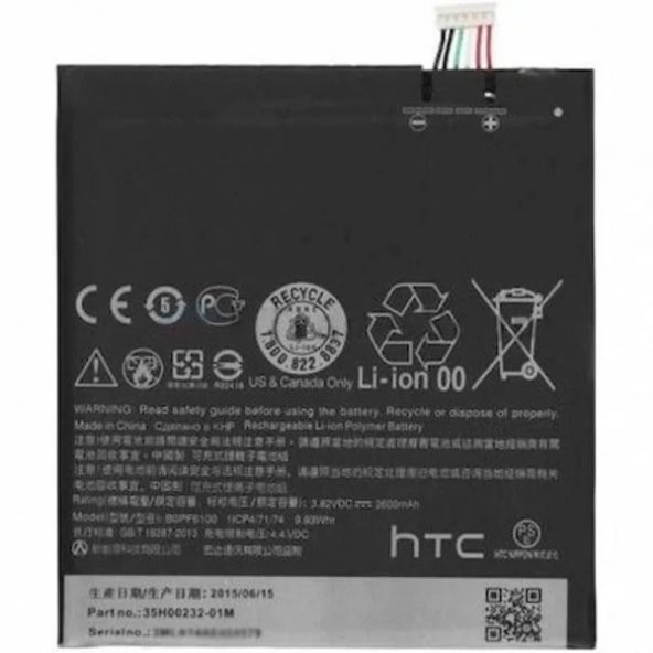 Day HTC DESİRE 820G dual sim ( B0PF6100 2600 mAh Batarya Pil Orijinal Uzun Ömürlü Yüksek Kapasite) CEPTELB010976 ürün görseli 1