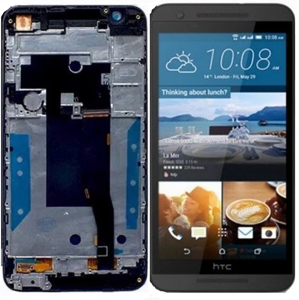 HTC One E9s LCD Ekran Dokunmatik Çıtalı Siyah ürün görseli 1