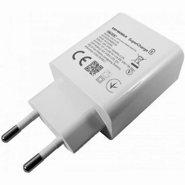 22W 2 Amper Cep Mobile Şarj Kafası (Kablosuz) 2 Yıl Garantili CEPTELB011283 ürün görseli 1