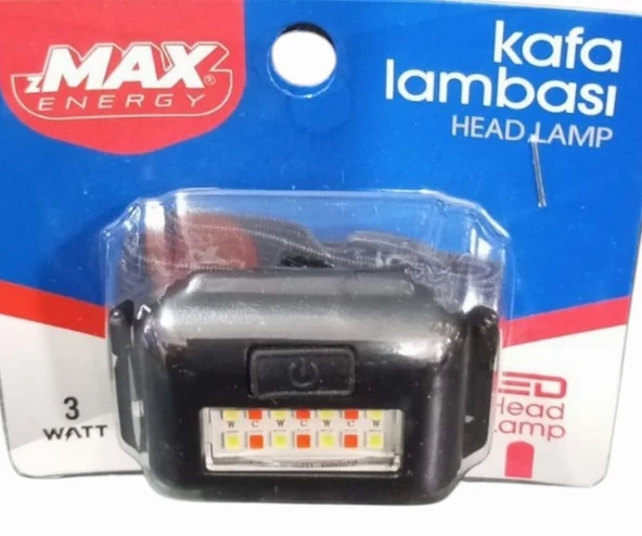 KAFA LAMBASI PİLLİ M ZMAX MAX-3147 CEPTELB018448 ürün görseli 1