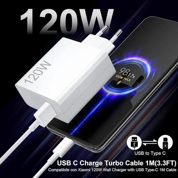 120 W USB şarj cihazı 6A USB C kablosu 1 M Mi Turbo şarj hızlı şarj  Xiaomi 13 12T 11T Pro 13 12 Lite 12X Redmi not 12 11S 10S 10 9Pro Mi 11 Ultra 11i 10T Lite Poco M4 X4 X3 Pro F5 F4 CEPTELB018673 ürün görseli 1