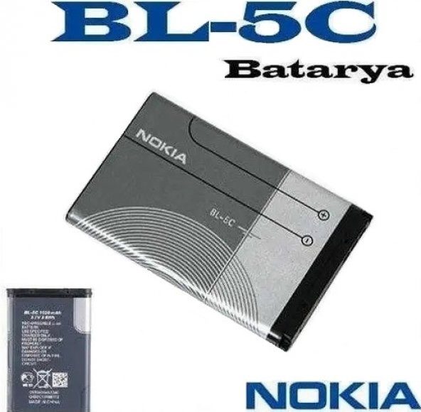 Day Nokia BL-5C 7600 7610 E60 E50 N70 N71 N72 N91 N-gage (1020 mAh Pil Orijinal) CEPTELB018866 ürün görseli 1