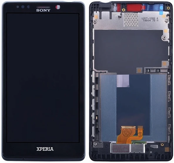 Sony Xperia T Lt30 Dokunmatik Ekran Çıtalı-(5775) - MCT2039-3259 SİYAH CEPTELB018937 ürün görseli 1