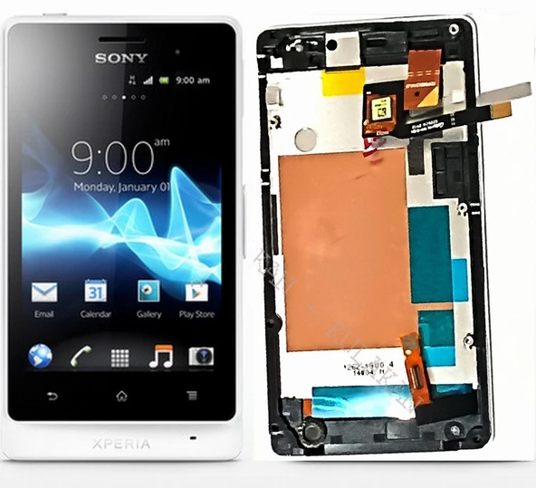 Sony Xperia ST27 GO LCD Ekran + Dokunmatik Çıtalı Beyaz Orjinal CEPTELB018964 ürün görseli 1
