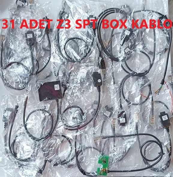 31 ADET Z3 SPT BOX KABLO SETİ (RC45 SOKET) CEPTELB019247 ürün görseli 1