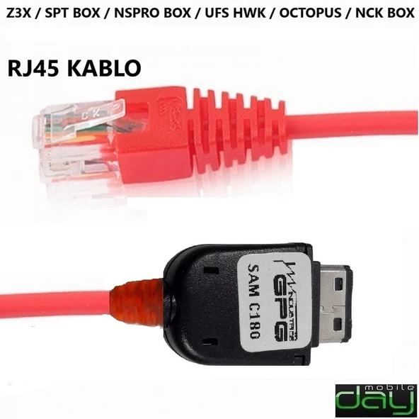 C180 SAMSUNG KABLO Z3X / SPT BOX / NSPRO BOX / UFS HWK / OCTOPUS / NCK BOX ürün görseli 1