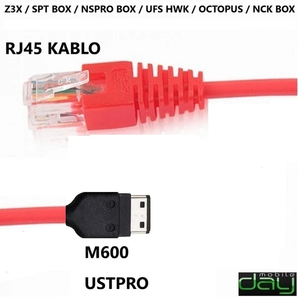 M600 SAMSUNG KABLO Z3X / SPT BOX / NSPRO BOX / UFS HWK / OCTOPUS / NCK BOX ürün görseli 1