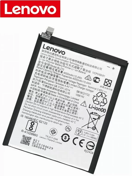 Lenovo K6 K8 Note K53a48 Vibe K6 G G5 Plus 4000mAh BL270 Battery Batarya Pil CEPTELB019595 ürün görseli 1