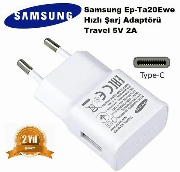 Samsung EP-TA20EWE 5V 2A Hızlı Şarj Cihazı KABLOSUZ CEPTELB020144 ürün görseli 1