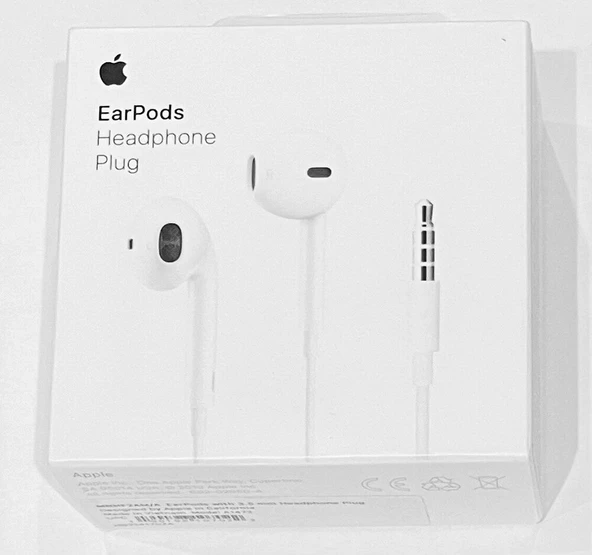 Apple EarPods 3,5mm Jak Girişli Kulaklık MD827ZM/B (Kutulu) CEPTELB020720 ürün görseli 1
