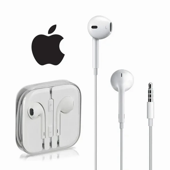 Apple EarPods 3,5mm Jak Girişli Kulaklık MD827ZM/B (Kutulu) CEPTELB020757 ürün görseli 1