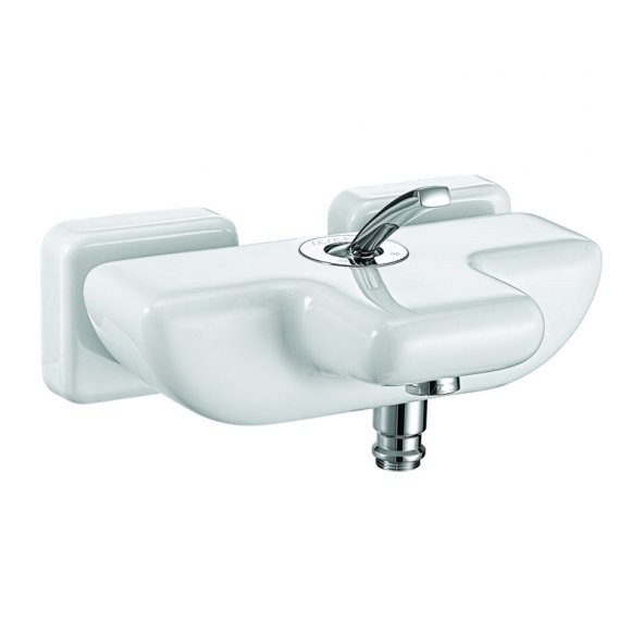 ECA Novita Banyo Bataryası Krom Beyaz Renkli 104102447 ürün görseli 1