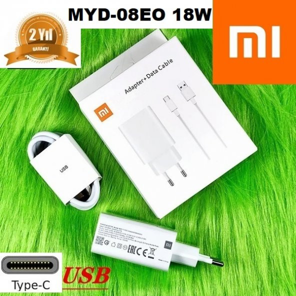 Orjinal Xiaomi MI A3 Type-C Data Kablo ve 18W 2A MDY08EO Hızlı Şarj cihazı MDY08EO000207 ürün görseli 1