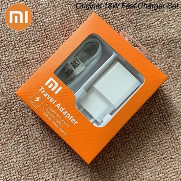 Orjinal Xiaomi Redmi Note 10 Type-C Data Kablo ve 18W 2A MDY08EO Hızlı Şarj cihazı MDY08EO000347 ürün görseli 1