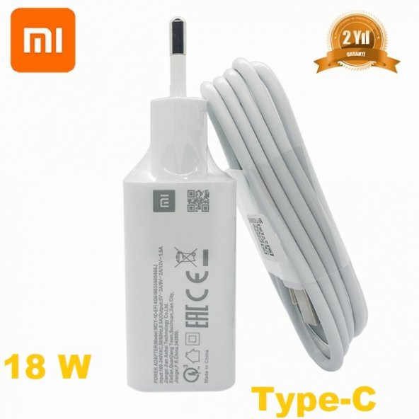 Orjinal Xiaomi Mi 11 Ultra Type-C Data Kablo ve 18W 2A MDY08EO Hızlı Şarj cihazı MDY08EO000795 ürün görseli 1