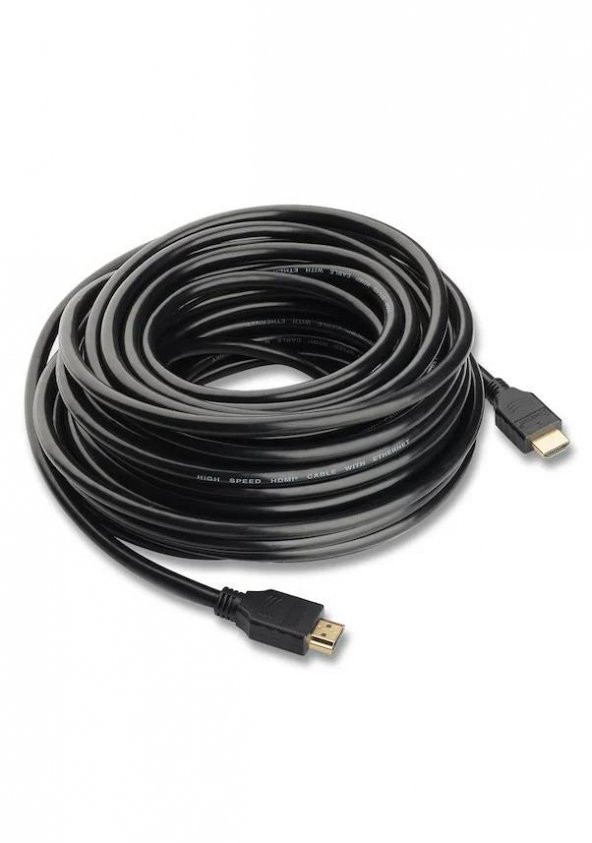 15M Metre Hdmi - Hdmi Kablo Altın Uçlu 3D V1.4B Full Hd ürün görseli 1