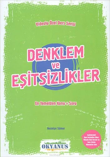 Okyanus Yayınları DENKLEM VE EŞİTŞİZLİKLER SORU BANKASI ürün görseli 1