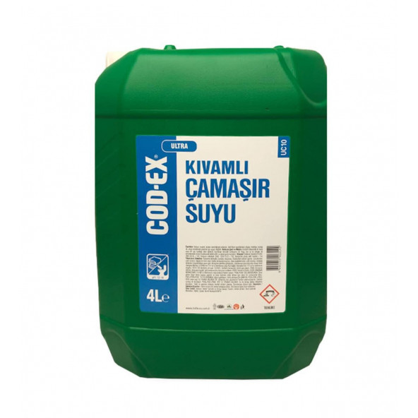 COD-EX Kıvamlı Çamaşır Suyu 4 L ürün görseli 1