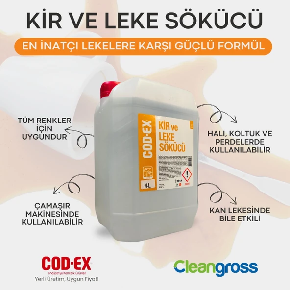 COD-EX Kir Ve Leke Sökücü 4 L ürün görseli 1