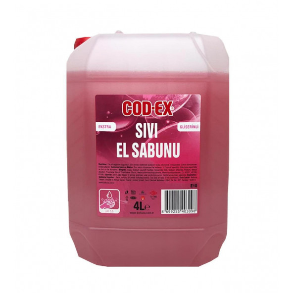 COD-EX Sıvı El Sabunu Krem Kokulu 4 L ürün görseli 1