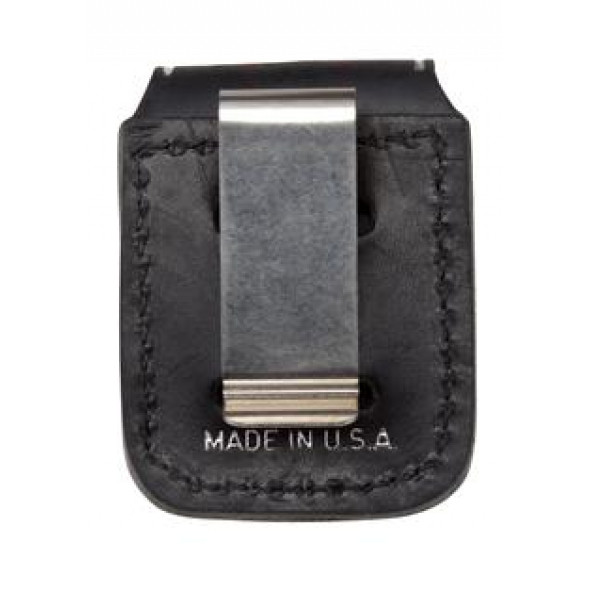 Zippo Orijinal Çakmak Taşıma Kılıfı Deri Klipsli-Siyah Renk-Z249 ürün görseli 1