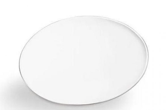 Turta Mendili / Pasta Altlığı White -Beyaz Düz Kenarlı Kalın Yuvarlak 18 cm 10 adet ürün görseli 1