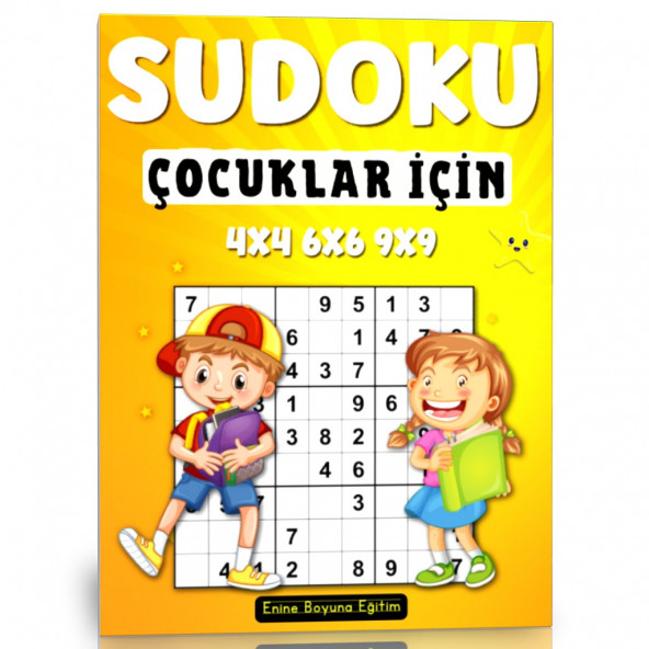Çocuklar İçin Sudoku Kitabı-Sarı Serisi ürün görseli 1