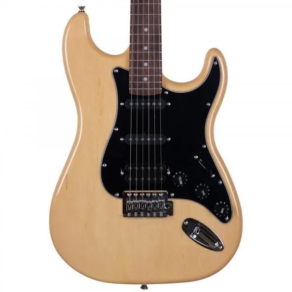 Madison MEG-2NS Naturel Elektro Gitar - Resim 2
