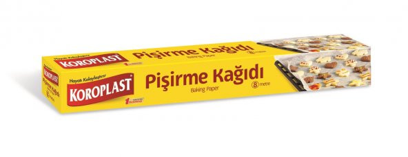 Koroplast Yağlı Fırın Tepsi Pişirme Kızartma Kağıdı - Kesimsiz - 8 Metre -1 Kutu ürün görseli 1
